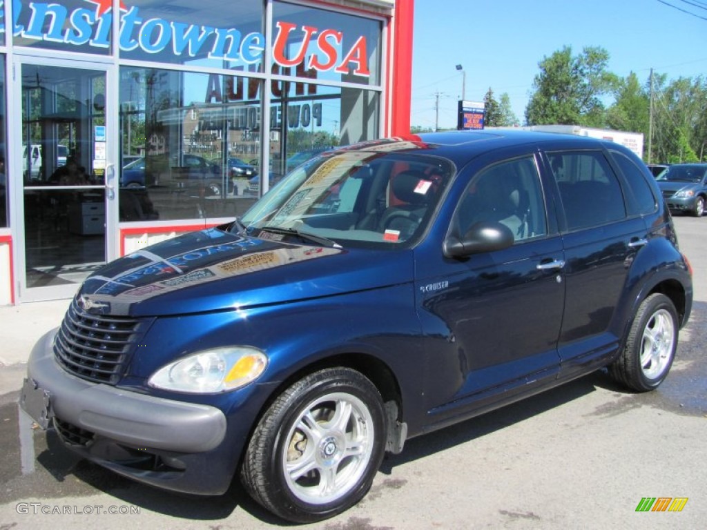 2002 PT Cruiser Limited - Patriot Blue Pearlcoat / Taupe photo #1