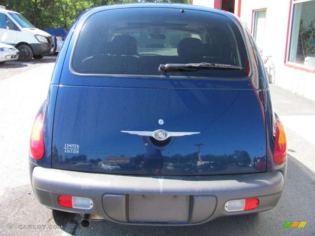 2002 PT Cruiser Limited - Patriot Blue Pearlcoat / Taupe photo #15