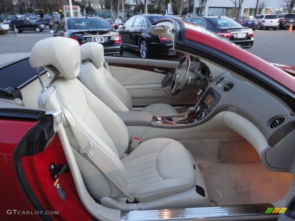 Stone Interior 2009 Mercedes-Benz SL 550 Roadster Photo #59393817
