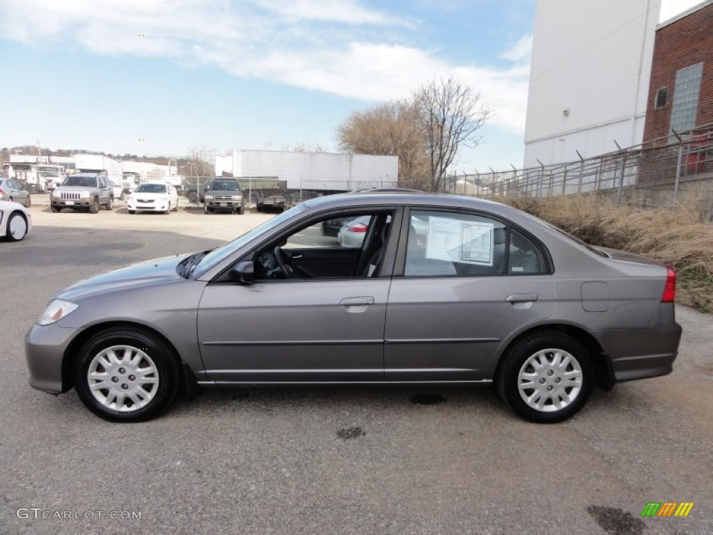 Magnesium Metallic 2004 Honda Civic LX Sedan Exterior Photo #59393978