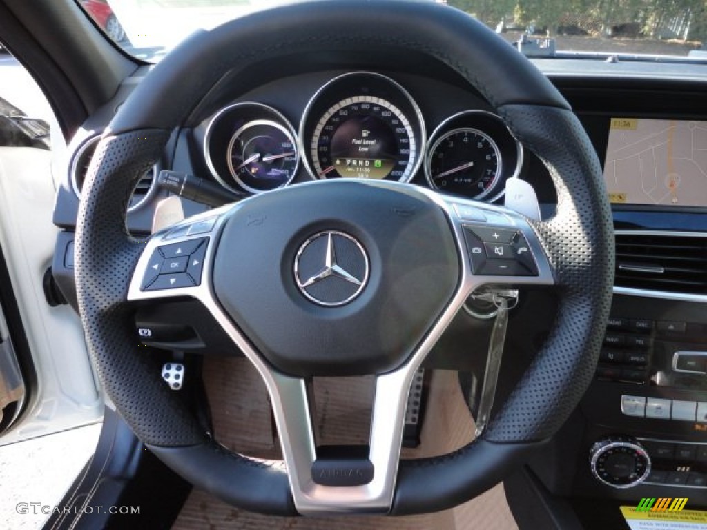 2012 Mercedes-Benz C 63 AMG Steering Wheel Photos