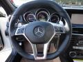 Black 2012 Mercedes-Benz C 63 AMG Steering Wheel