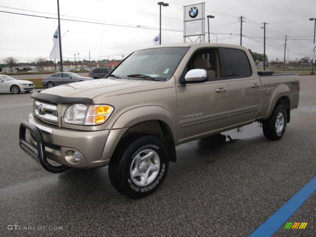 Desert Sand Mica 2004 Toyota Tundra SR5 TRD Double Cab 4x4 Exterior Photo #59394614