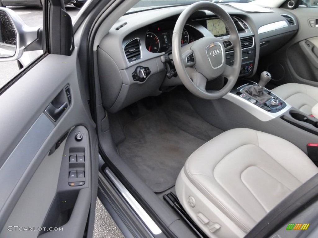 Light Gray Interior 2010 Audi A4 2.0T quattro Sedan Photo #59394890