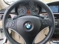 Beige 2009 BMW 3 Series 335i Coupe Steering Wheel