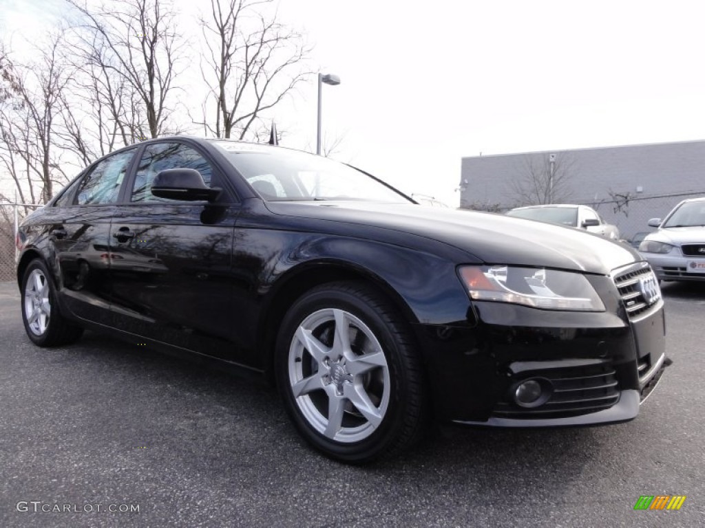 2009 A4 2.0T Premium quattro Sedan - Brilliant Black / Black photo #5