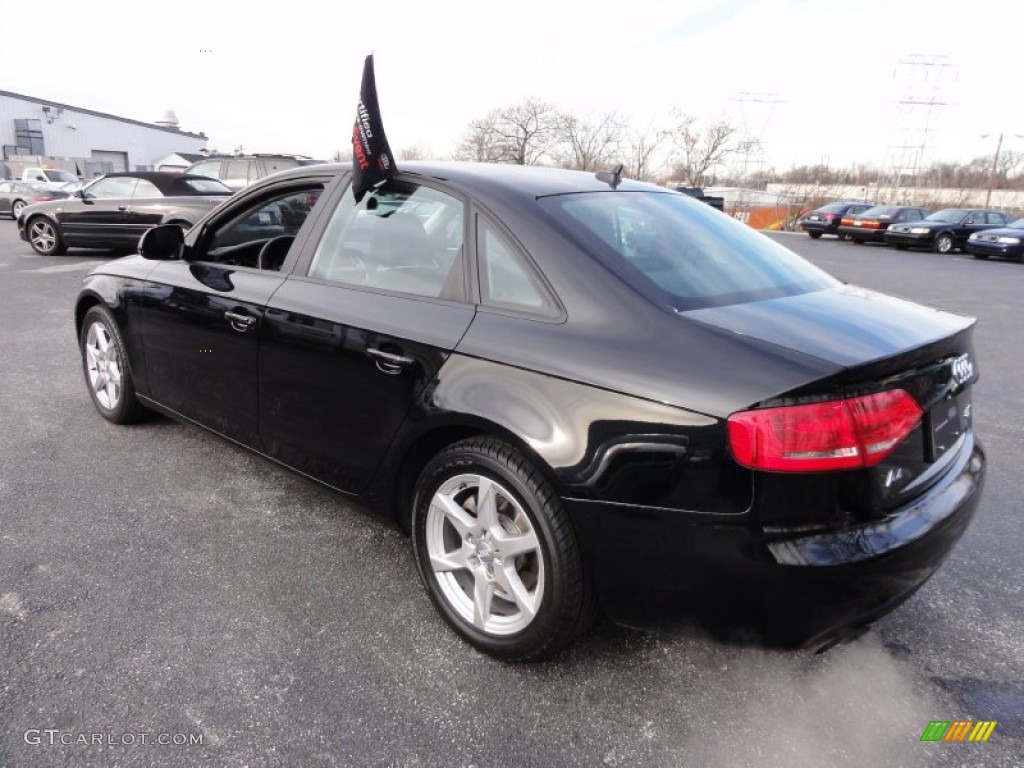 2009 A4 2.0T Premium quattro Sedan - Brilliant Black / Black photo #10