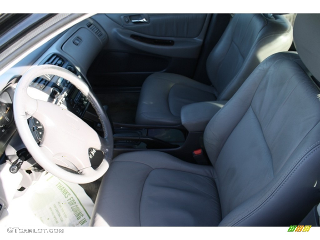 1999 Accord EX V6 Sedan - Flamenco Black Pearl / Gray photo #3