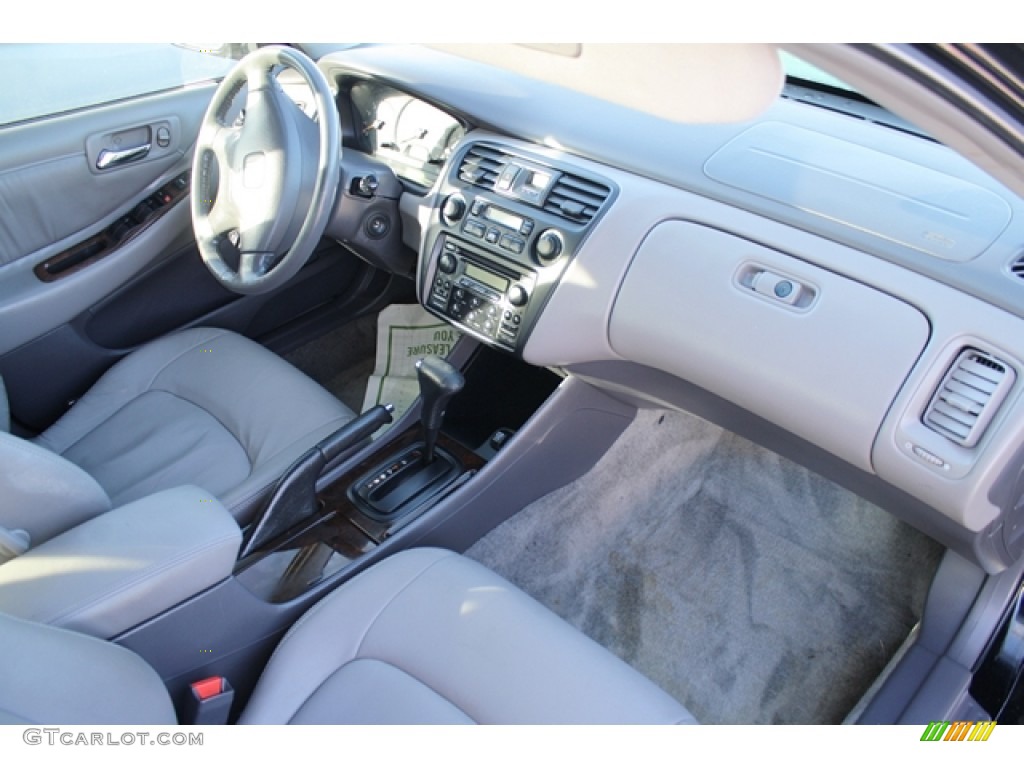 1999 Accord EX V6 Sedan - Flamenco Black Pearl / Gray photo #9