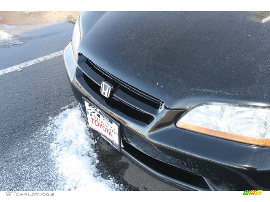 1999 Accord EX V6 Sedan - Flamenco Black Pearl / Gray photo #19