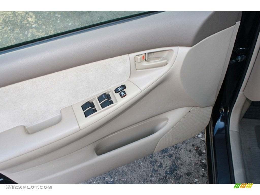 2008 Corolla CE - Black Sand Pearl / Beige photo #6