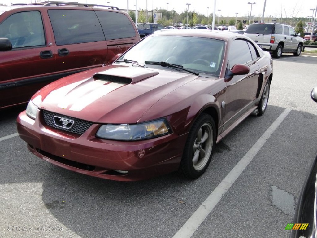 2004 Mustang GT Coupe - 40th Anniversary Crimson Red Metallic / Medium Parchment photo #31