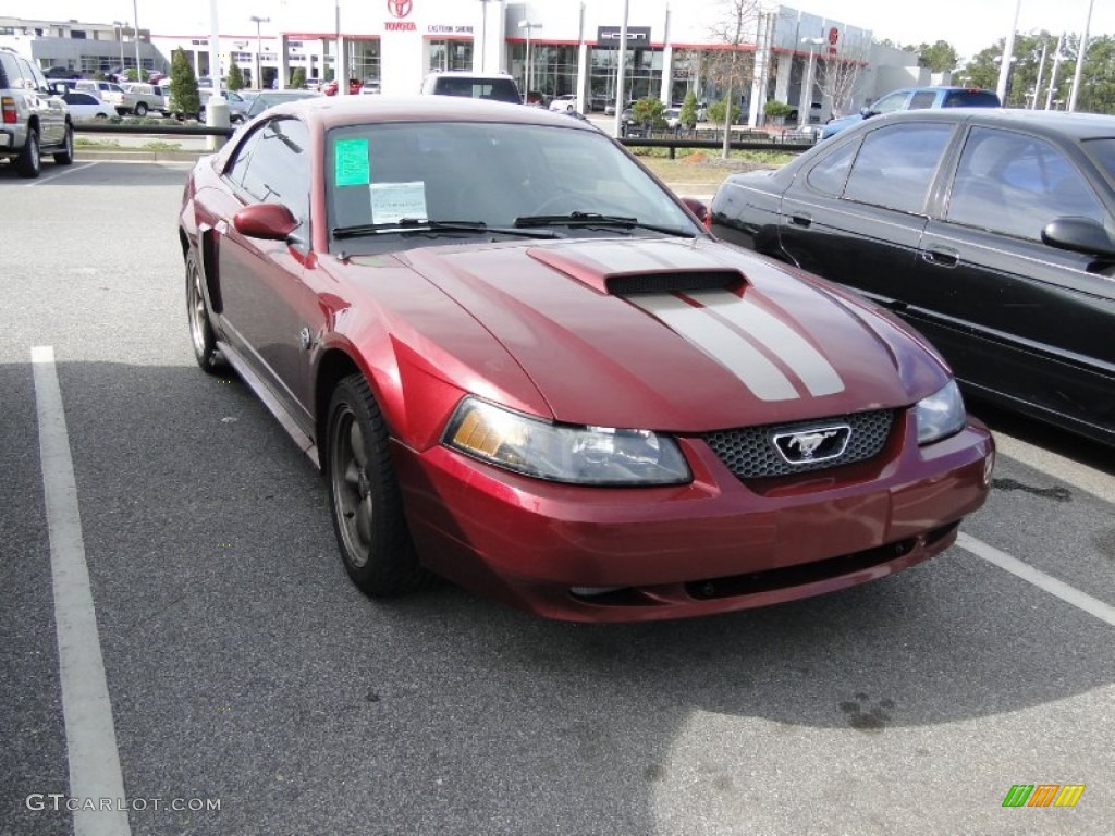 2004 Mustang GT Coupe - 40th Anniversary Crimson Red Metallic / Medium Parchment photo #32