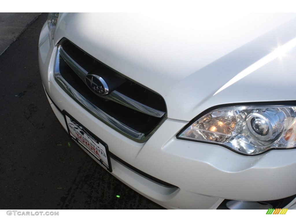 2008 Legacy 2.5i Limited Sedan - Satin White Pearl / Warm Ivory photo #19