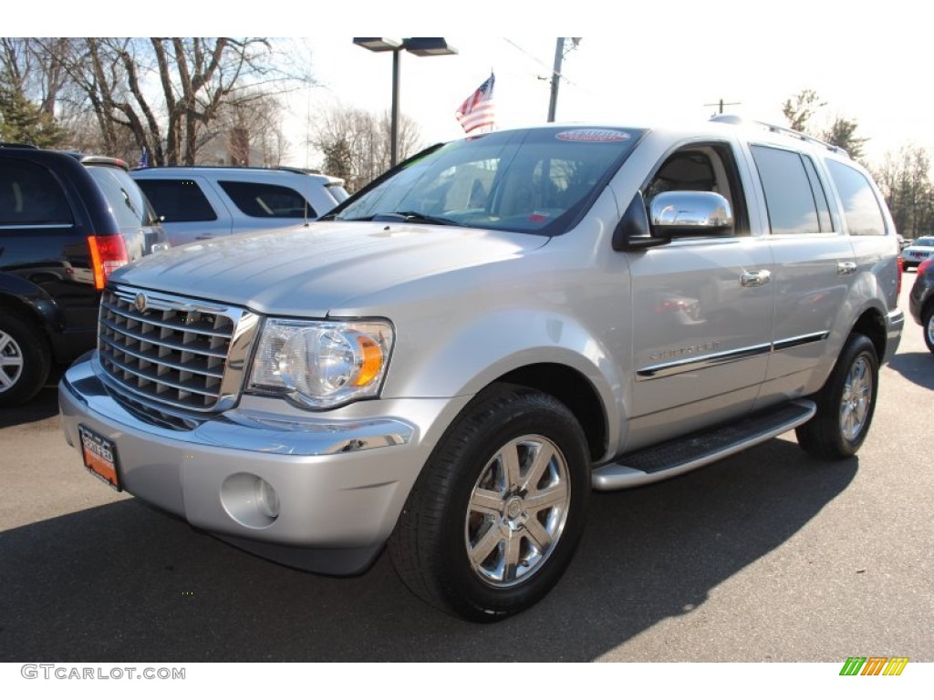 2009 Aspen Limited 4x4 - Bright Silver Metallic / Dark Slate Gray/Light Slate Gray photo #1