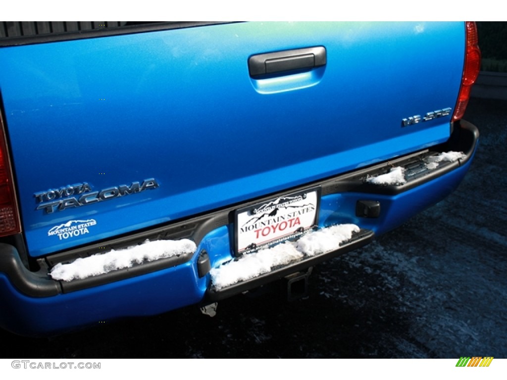 2008 Tacoma V6 TRD Sport Double Cab 4x4 - Speedway Blue / Graphite Gray photo #18