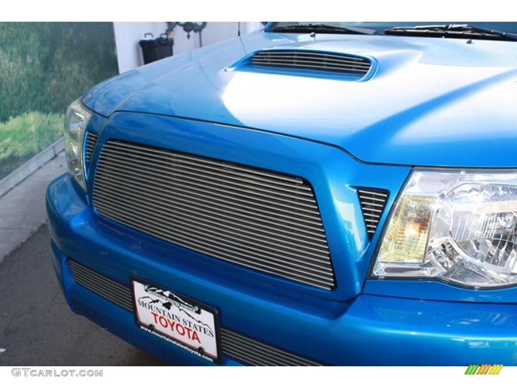 2008 Tacoma V6 TRD Sport Double Cab 4x4 - Speedway Blue / Graphite Gray photo #21