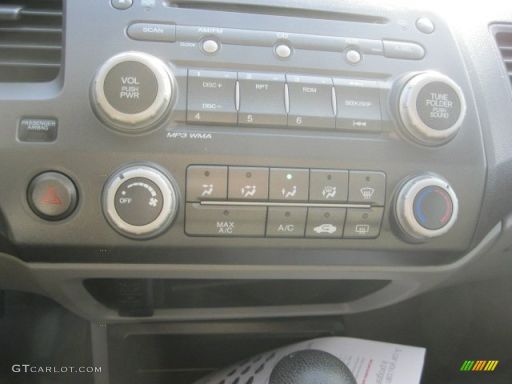 2009 Civic LX Sedan - Polished Metal Metallic / Gray photo #25