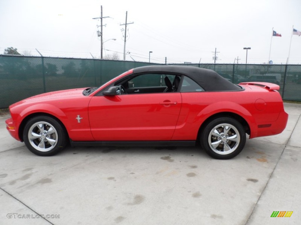 Torch Red 2006 Ford Mustang V6 Premium Convertible Exterior Photo #59401598