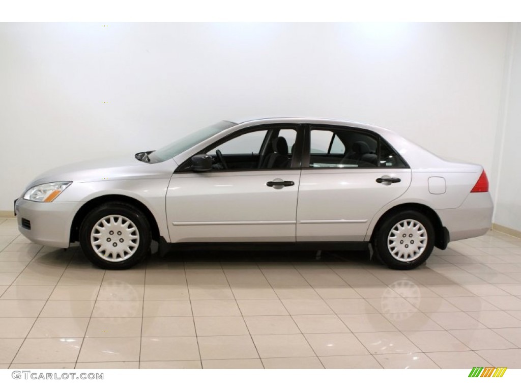 Alabaster Silver Metallic 2007 Honda Accord Value Package Sedan Exterior Photo #59401946
