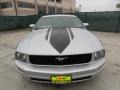2005 Satin Silver Metallic Ford Mustang V6 Deluxe Coupe  photo #8