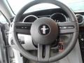 Light Graphite 2005 Ford Mustang V6 Deluxe Coupe Steering Wheel