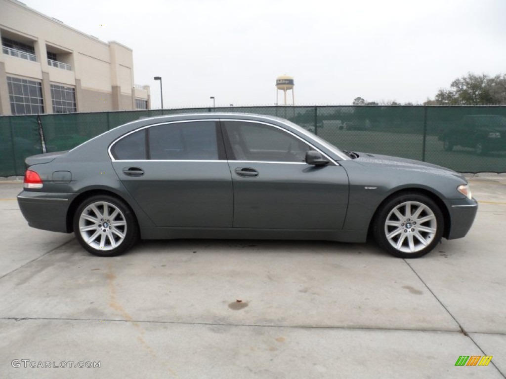 2003 7 Series 745Li Sedan - Titanium Grey Metallic / Basalt Grey/Flannel Grey photo #2