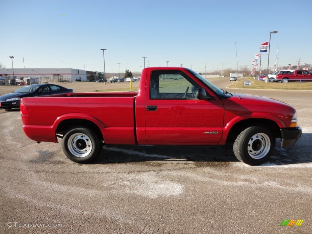 Bright Red 1998 Chevrolet S10 Regular Cab Exterior Photo #59402423