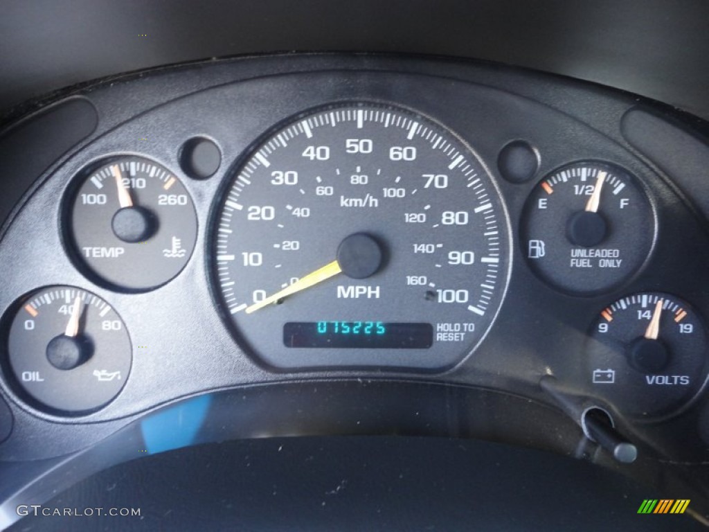 1998 Chevrolet S10 Regular Cab Gauges Photo #59402474