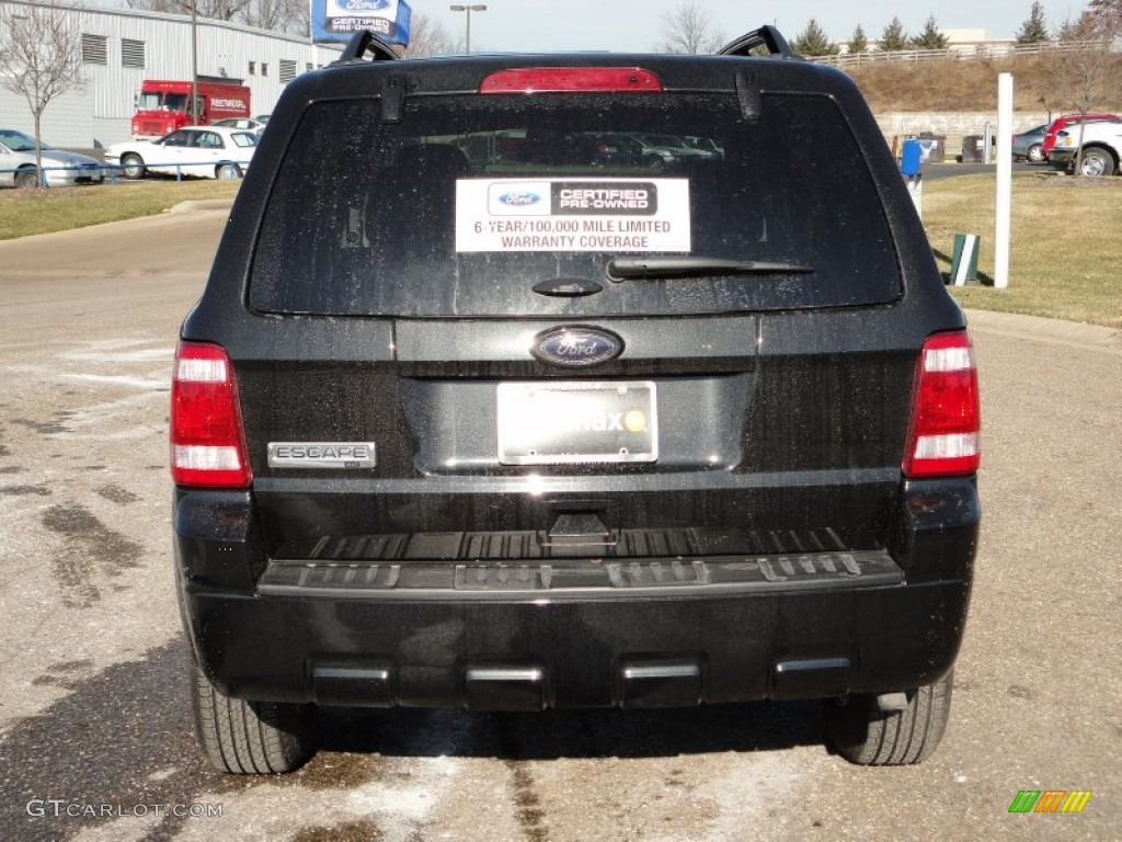 2011 Escape XLT - Tuxedo Black Metallic / Stone photo #2