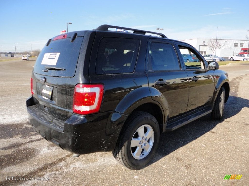 2011 Escape XLT - Tuxedo Black Metallic / Stone photo #3