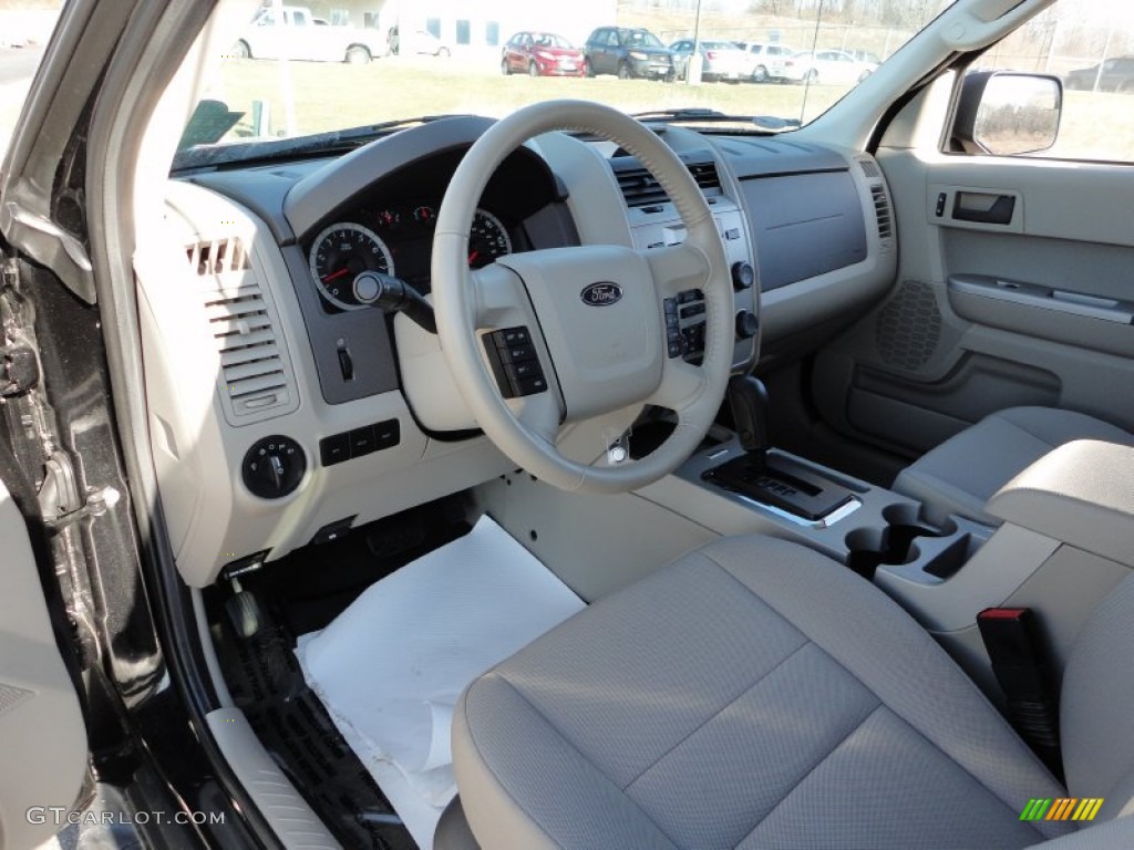 2011 Escape XLT - Tuxedo Black Metallic / Stone photo #5