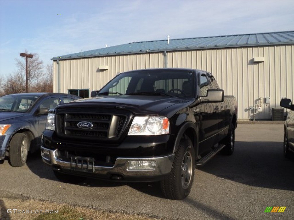 2004 F150 FX4 SuperCab 4x4 - Black / Black photo #1