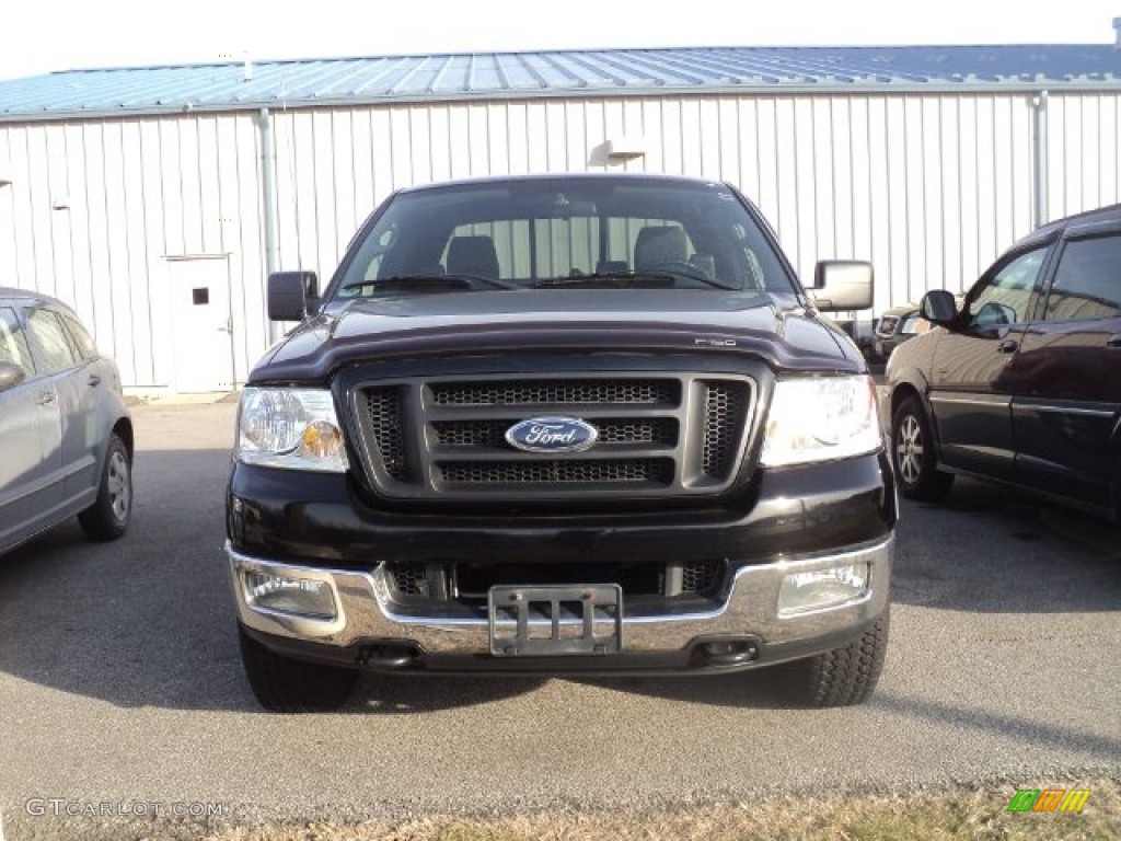 2004 F150 FX4 SuperCab 4x4 - Black / Black photo #2