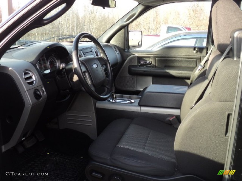 2004 F150 FX4 SuperCab 4x4 - Black / Black photo #7