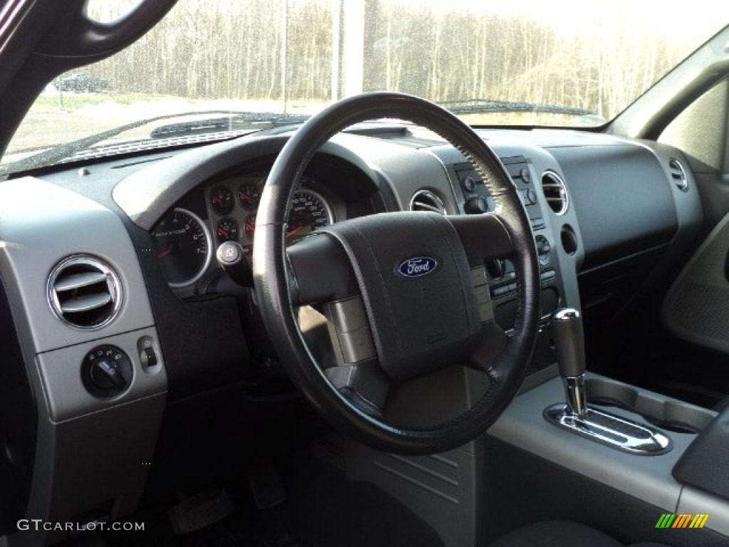 2004 F150 FX4 SuperCab 4x4 - Black / Black photo #10