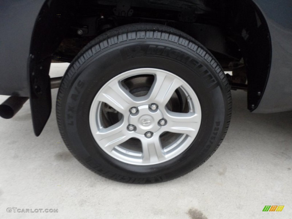 2010 Tundra Double Cab - Slate Gray Metallic / Graphite Gray photo #13
