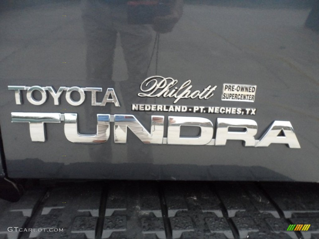 2010 Tundra Double Cab - Slate Gray Metallic / Graphite Gray photo #17