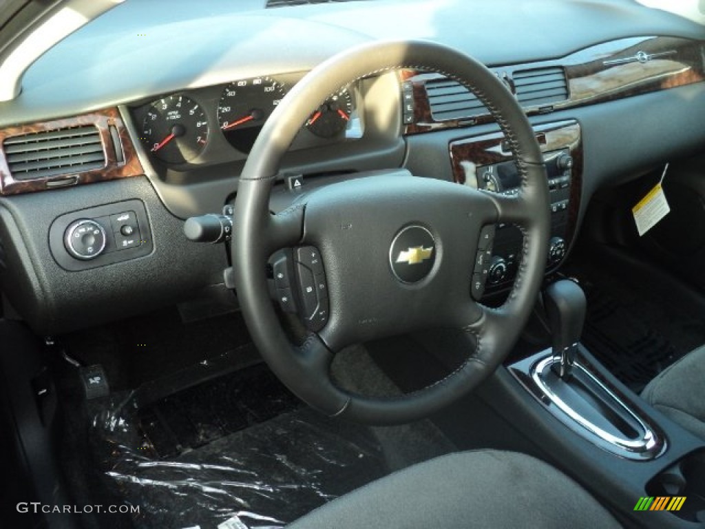 2012 Chevrolet Impala LS Ebony Steering Wheel Photo #59404036