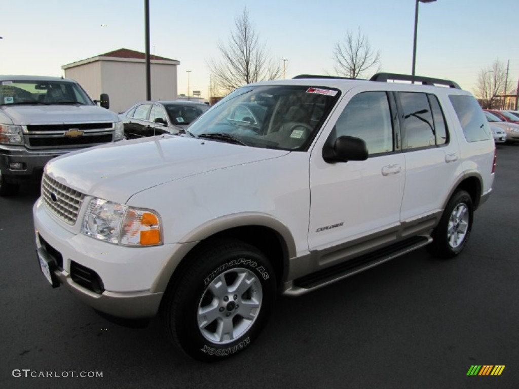 Oxford White 2005 Ford Explorer Eddie Bauer 4x4 Exterior Photo #59405423