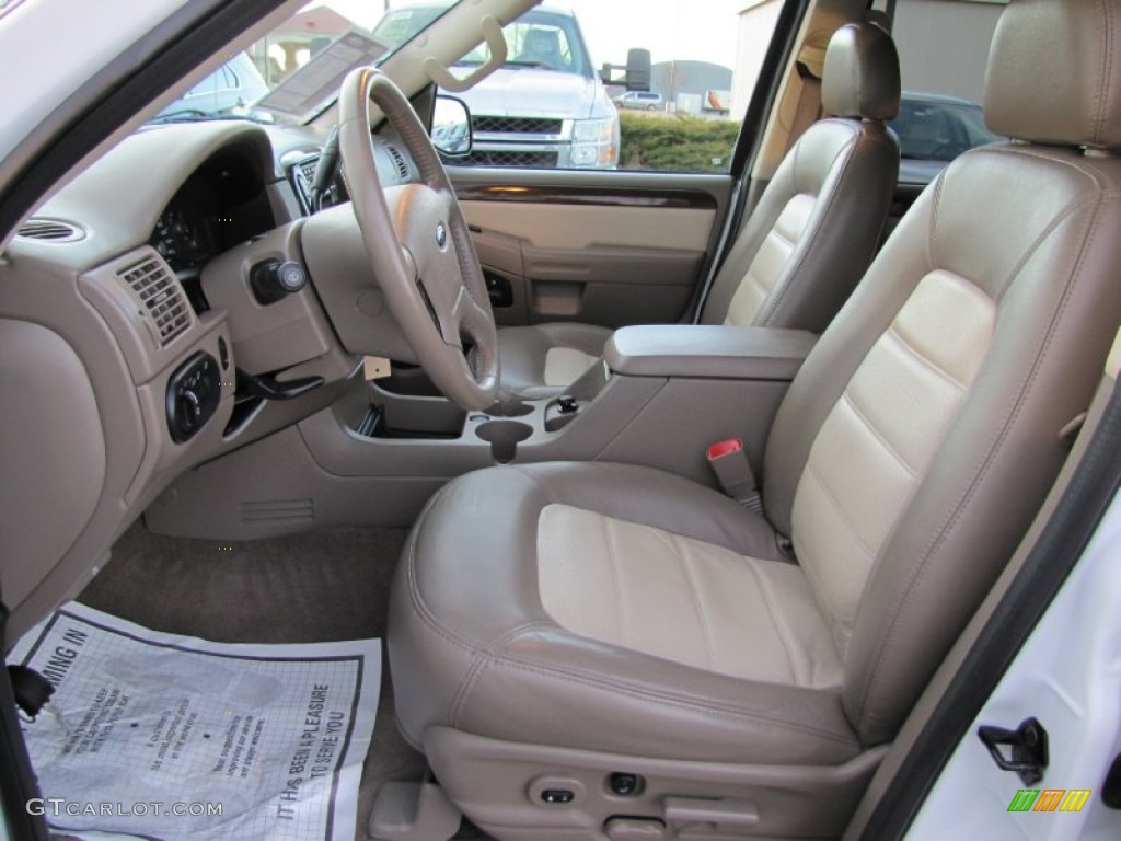 Medium Parchment Interior 2005 Ford Explorer Eddie Bauer 4x4 Photo #59405462