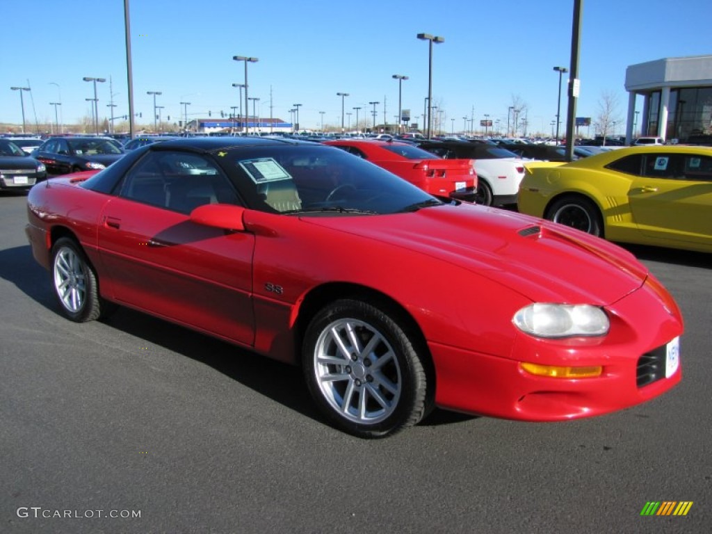 Bright Rally Red 2000 Chevrolet Camaro Z28 SS Coupe Exterior Photo #59406788