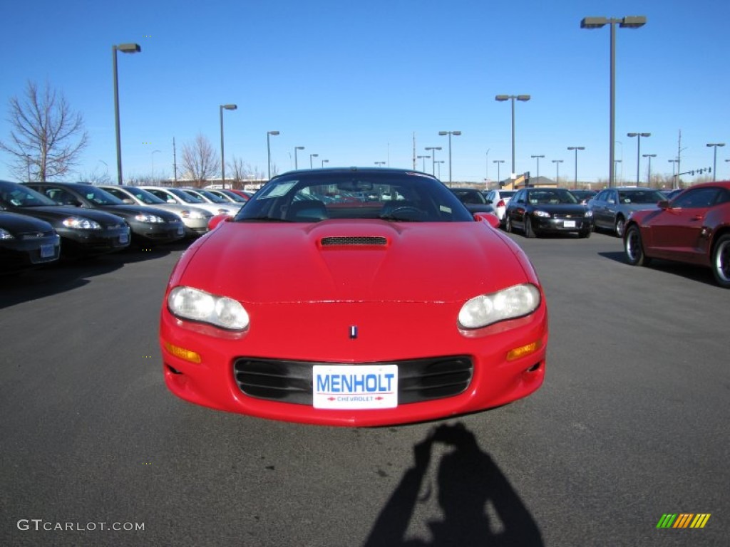 2000 Camaro Z28 SS Coupe - Bright Rally Red / Neutral photo #2