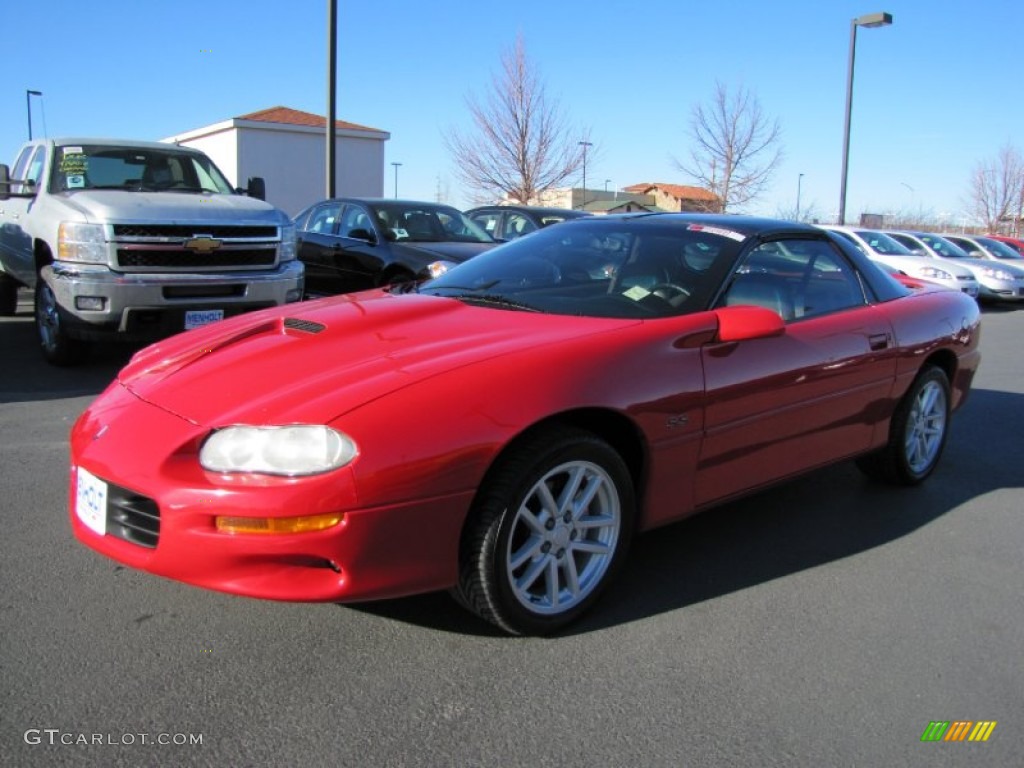 2000 Camaro Z28 SS Coupe - Bright Rally Red / Neutral photo #3
