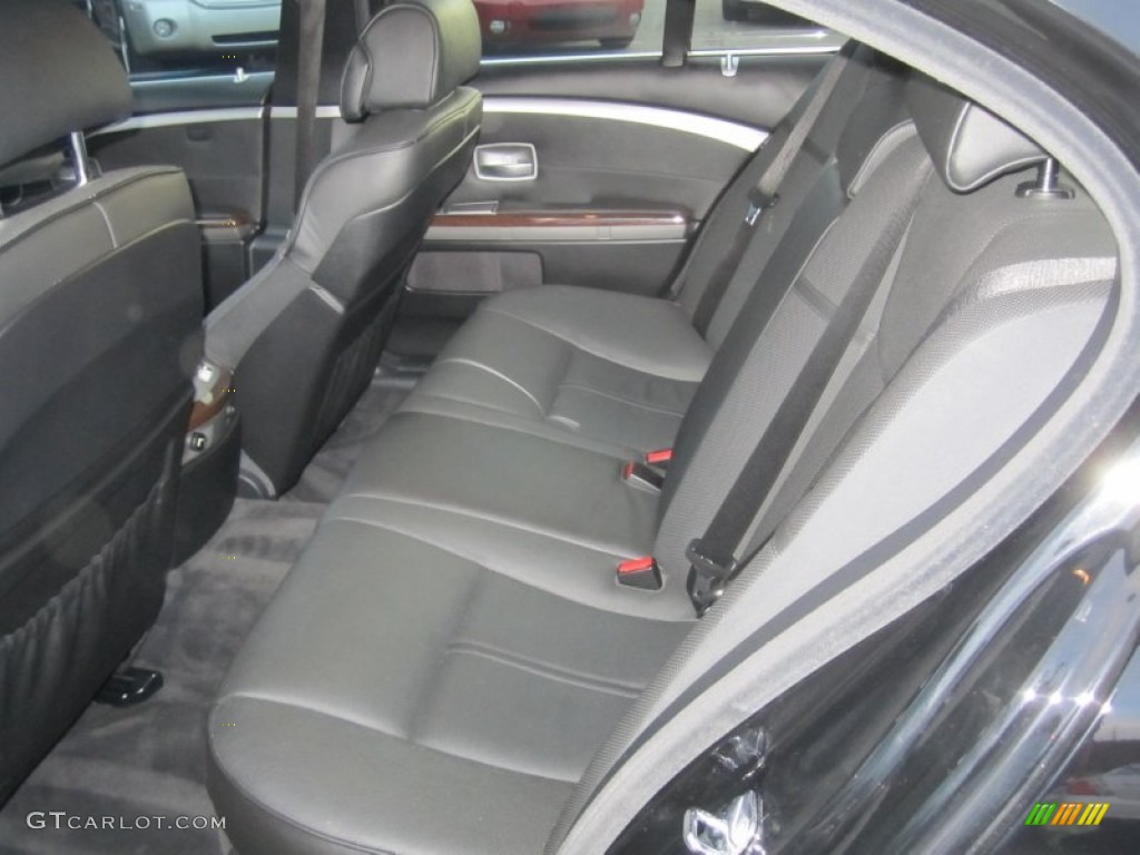 2006 7 Series 760i Sedan - Black Sapphire Metallic / Black/Black photo #19
