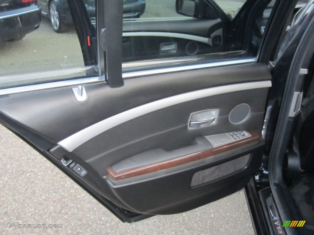 2006 7 Series 760i Sedan - Black Sapphire Metallic / Black/Black photo #20