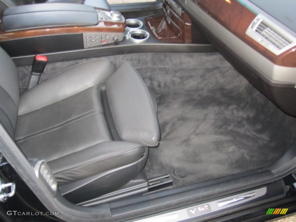 2006 7 Series 760i Sedan - Black Sapphire Metallic / Black/Black photo #24