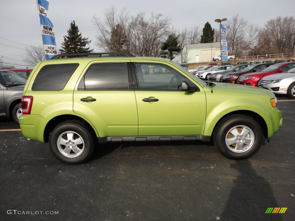 Lime Squeeze Metallic 2012 Ford Escape XLT Exterior Photo #59407295
