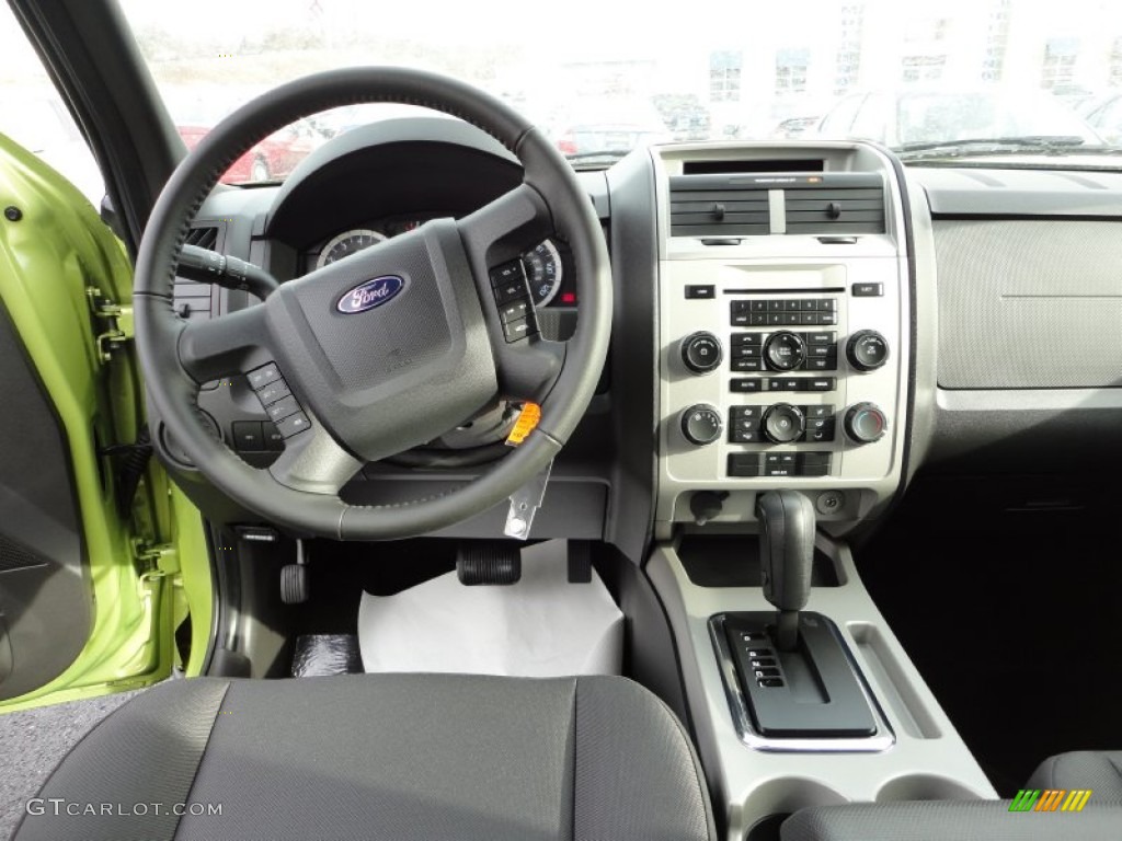 2012 Ford Escape XLT Charcoal Black Dashboard Photo #59407361