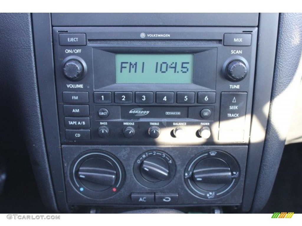 2004 Golf GLS 4 Door - Indigo Blue Metallic / Black photo #5